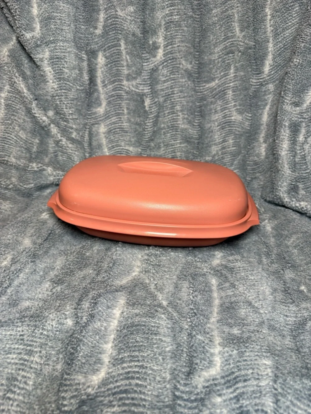 TUPPERWARE Microwave Food Steamer 6 Cup Dusty Rose Pink 3 Piece 1273-6